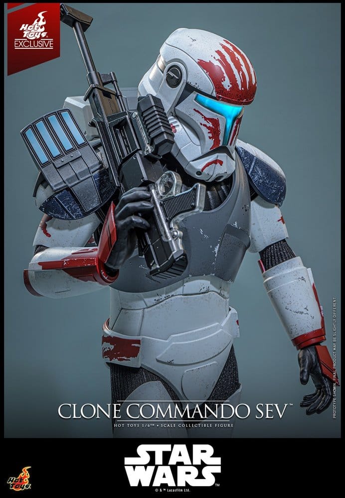Star Wars: The Clone Wars Television Masterpiece figurine 1/6 Clone Commando Sev (Hot Toys Exclusive) 30 cm