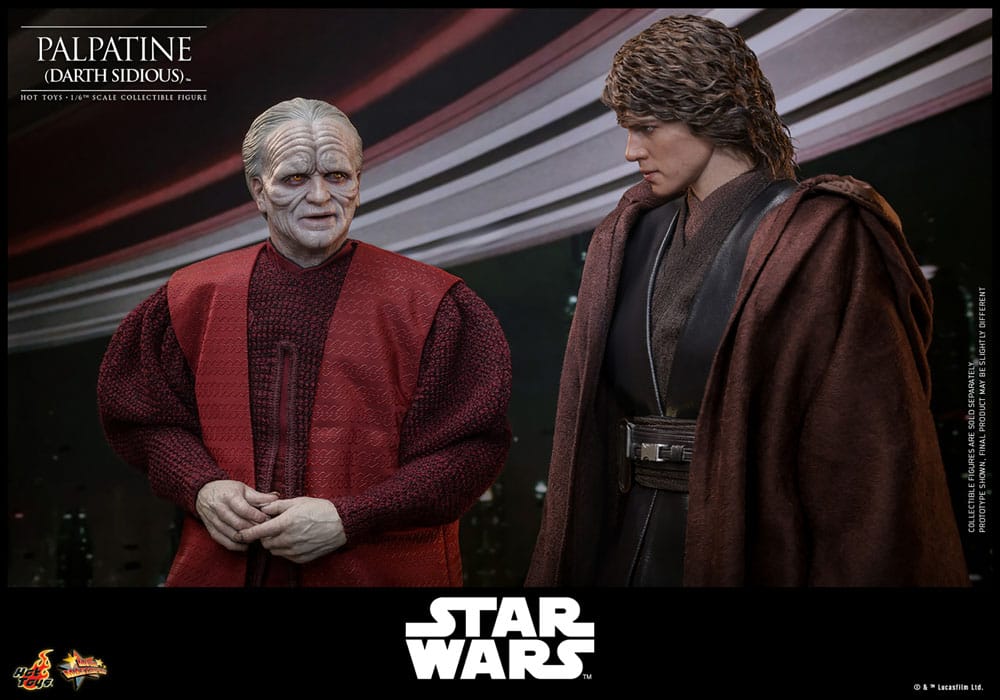 Star Wars, épisode III : La Revanche des Sith figurine 1/6 Palpatine (Darth Sidious) 29 cm
