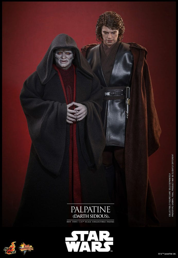Star Wars, épisode III : La Revanche des Sith figurine 1/6 Palpatine (Darth Sidious) 29 cm