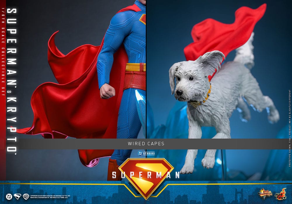 Superman (2025) figurine Movie Masterpiece 1/6 Superman & Krypto 33 cm