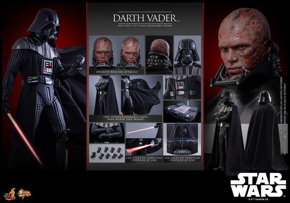 Star Wars, épisode III : La Revanche des Sith figurine Movie Masterpiece 1/6 Darth Vader 35 cm
