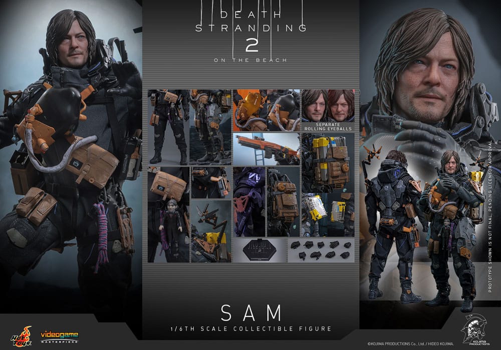 Death Stranding 2: On the Beach figurine Videogame Masterpiece 1/6 Sam 31 cm