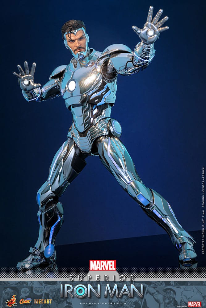 Marvel figurine Comic Masterpiece Diecast 1/6 Superior Iron Man 32 cm