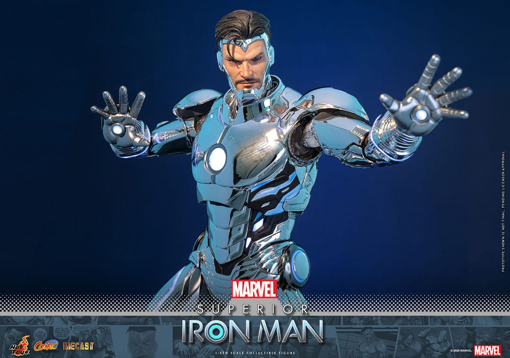 Marvel figurine Comic Masterpiece Diecast 1/6 Superior Iron Man 32 cm