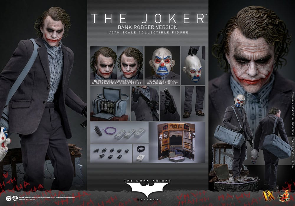 The Dark Knight figurine DX 1/6 The Joker (Bank Robber Version) 30 cm