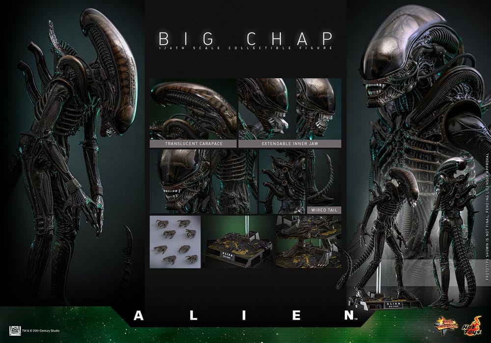 Alien figurine Movie Masterpiece 1/6 Big Chap 36 cm