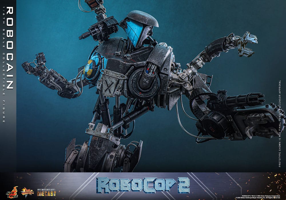 RoboCop 2 Movie Masterpiece Diecast 1/6 RoboCain 40 cm