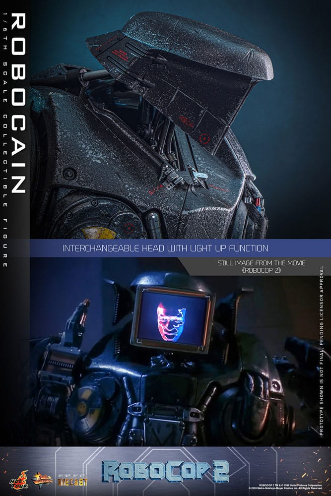 RoboCop 2 Movie Masterpiece Diecast 1/6 RoboCain 40 cm