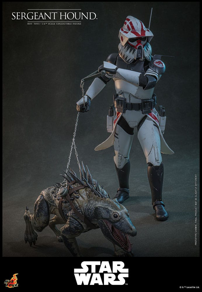 Star Wars: The Clone Wars figurine 1/6 Sergeant Hound 30 cm