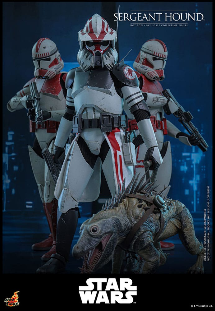 Star Wars: The Clone Wars figurine 1/6 Sergeant Hound 30 cm