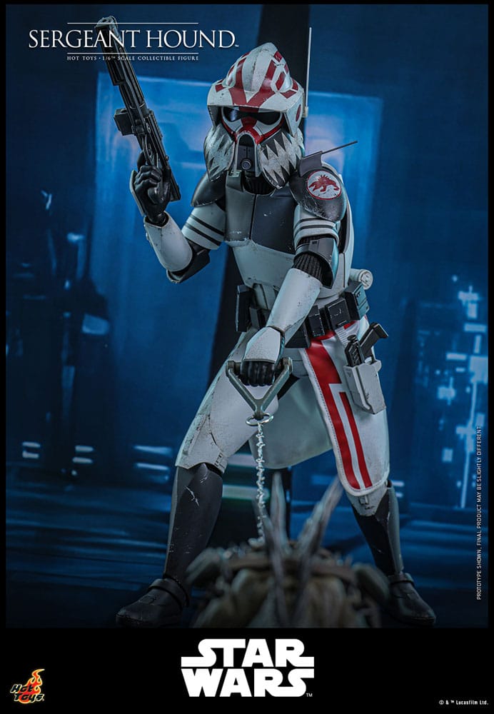Star Wars: The Clone Wars figurine 1/6 Sergeant Hound 30 cm