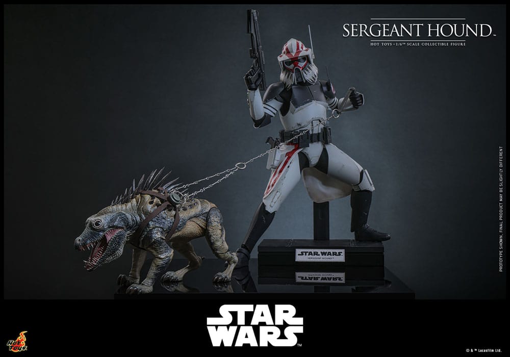 Star Wars: The Clone Wars figurine 1/6 Sergeant Hound 30 cm