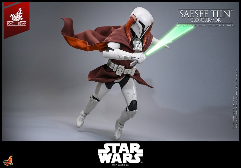 Star Wars: The Clone Wars Television Masterpiece figurine 1/6 Saesee Tiin (Clone Armor) (Hot Toys Exclusive) 32 cm