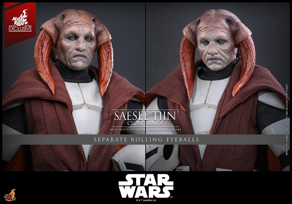 Star Wars: The Clone Wars Television Masterpiece figurine 1/6 Saesee Tiin (Clone Armor) (Hot Toys Exclusive) 32 cm