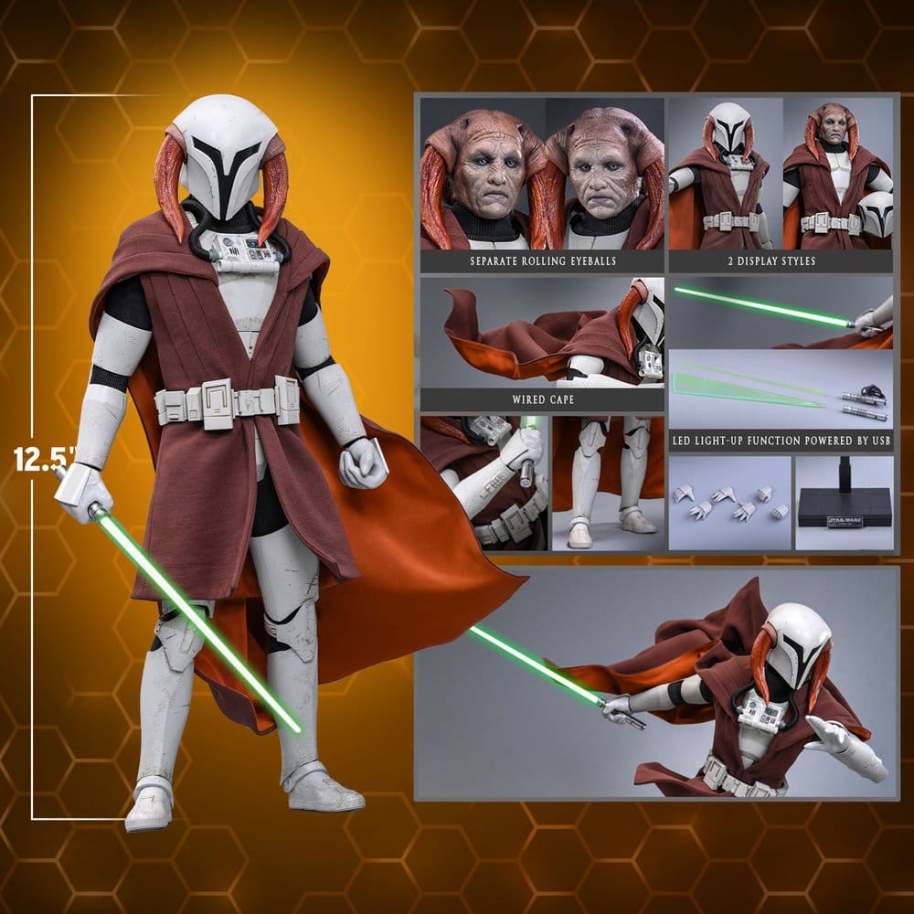 Star Wars: The Clone Wars Television Masterpiece figurine 1/6 Saesee Tiin (Clone Armor) (Hot Toys Exclusive) 32 cm