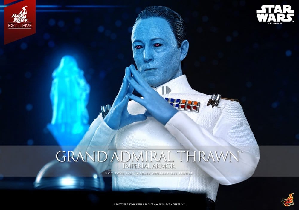Star Wars: Rebels Television Masterpiece figurine 1/6 Grand Admiral Thrawn (Imperial Armor) Hot Toys Exclusive 32 cm