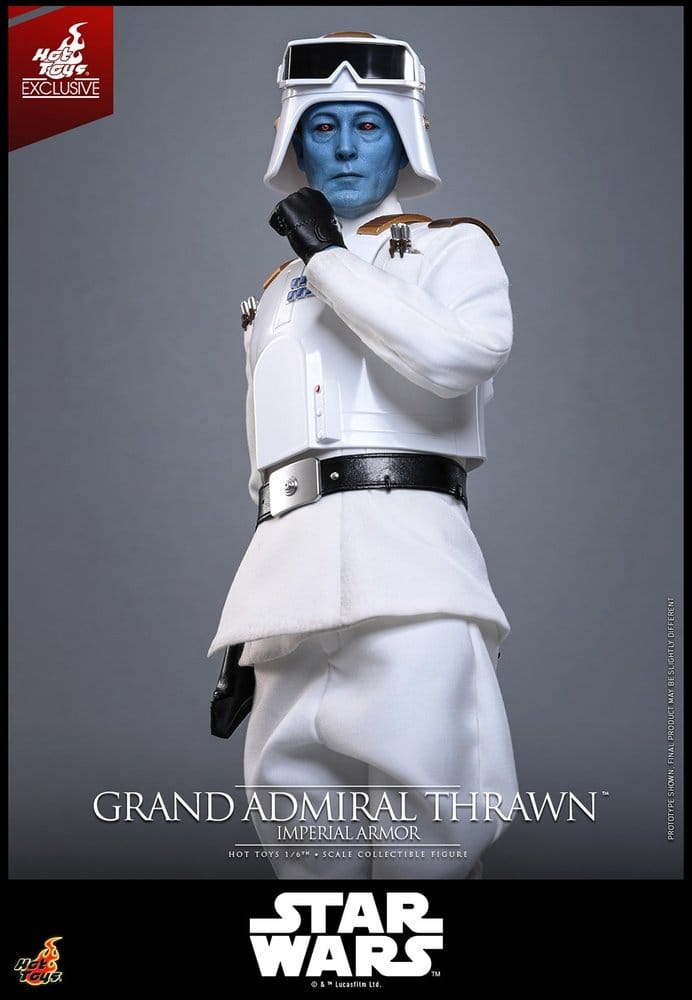 Star Wars: Rebels Television Masterpiece figurine 1/6 Grand Admiral Thrawn (Imperial Armor) Hot Toys Exclusive 32 cm