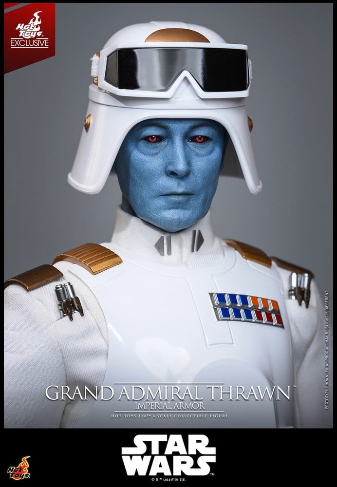 Star Wars: Rebels Television Masterpiece figurine 1/6 Grand Admiral Thrawn (Imperial Armor) Hot Toys Exclusive 32 cm