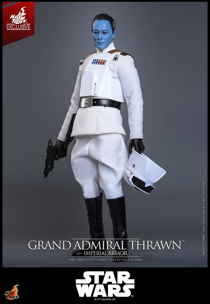 Star Wars: Rebels Television Masterpiece figurine 1/6 Grand Admiral Thrawn (Imperial Armor) Hot Toys Exclusive 32 cm