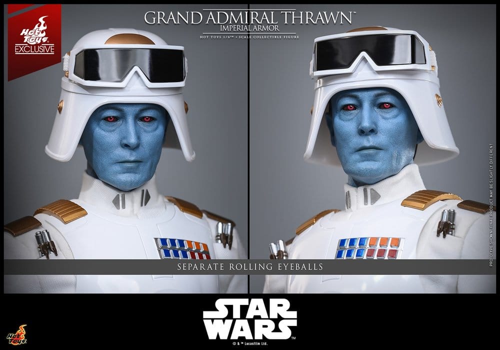 Star Wars: Rebels Television Masterpiece figurine 1/6 Grand Admiral Thrawn (Imperial Armor) Hot Toys Exclusive 32 cm
