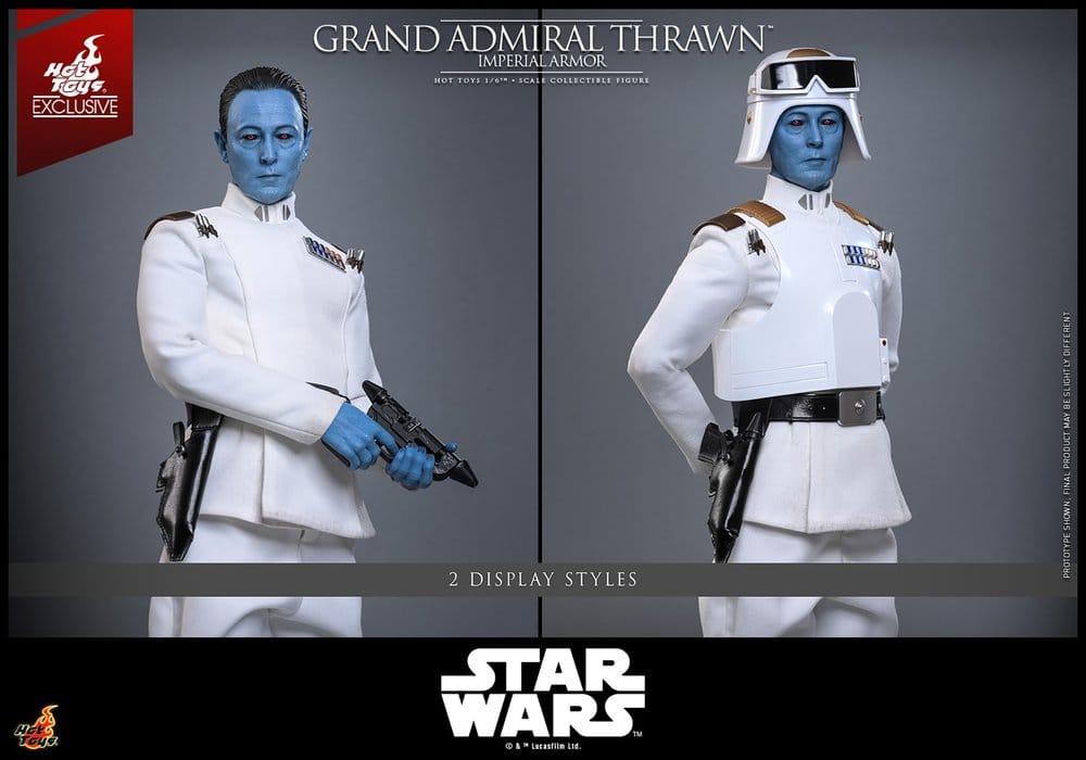 Star Wars: Rebels Television Masterpiece figurine 1/6 Grand Admiral Thrawn (Imperial Armor) Hot Toys Exclusive 32 cm