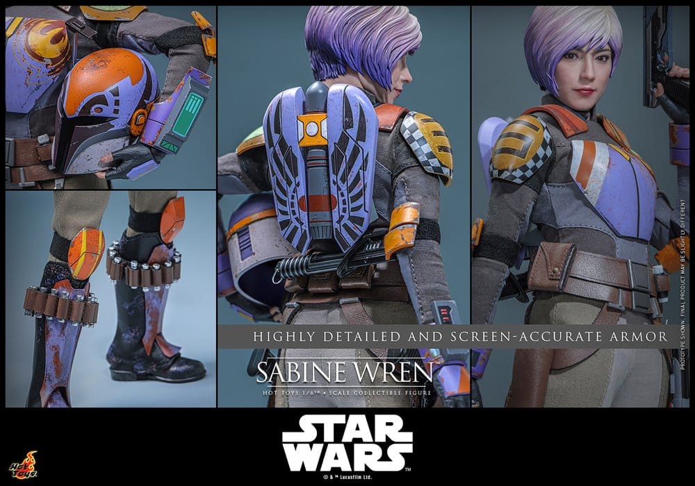 Star Wars: Rebels Television Masterpiece figurine 1/6 Sabine Wren 29 cm