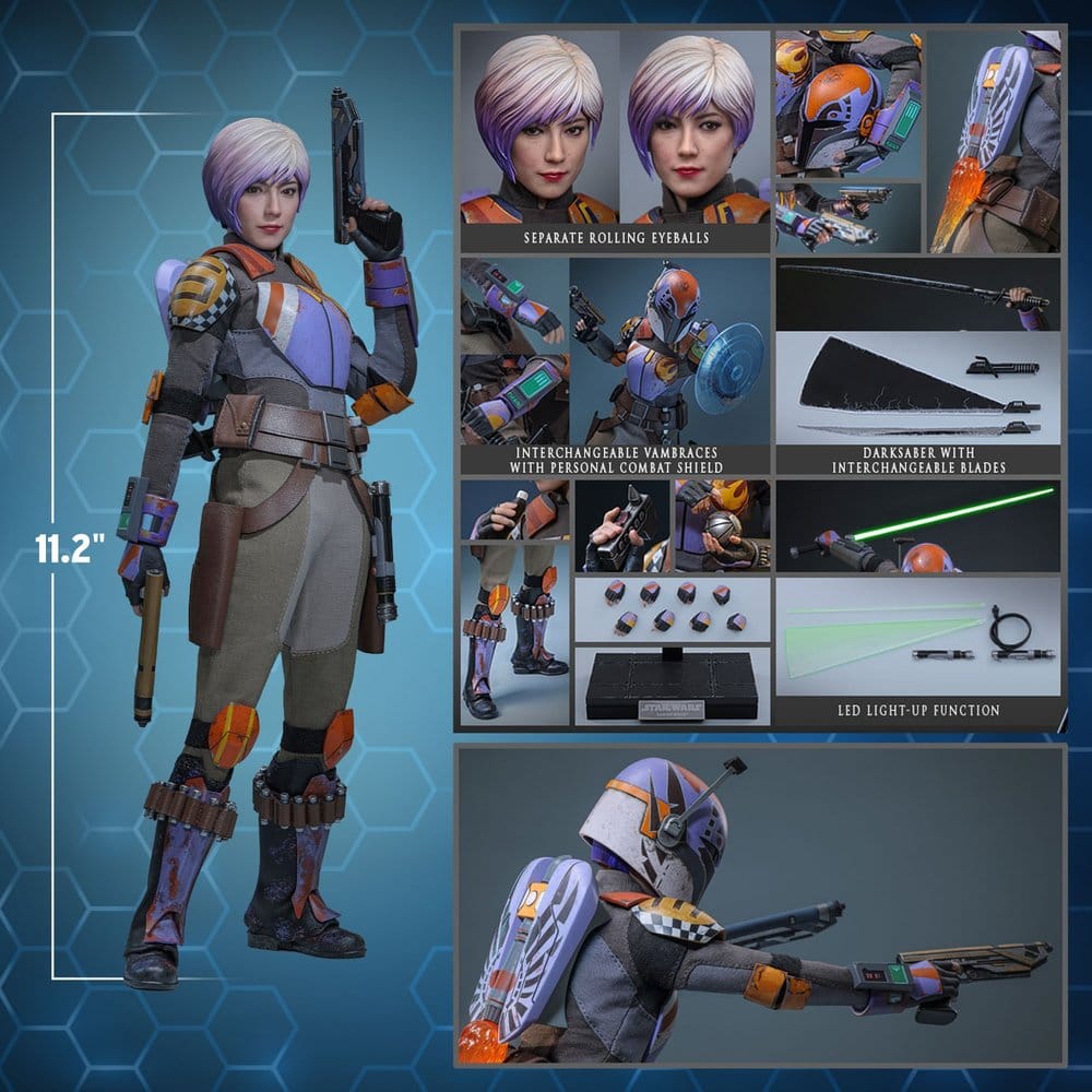 Star Wars: Rebels Television Masterpiece figurine 1/6 Sabine Wren 29 cm