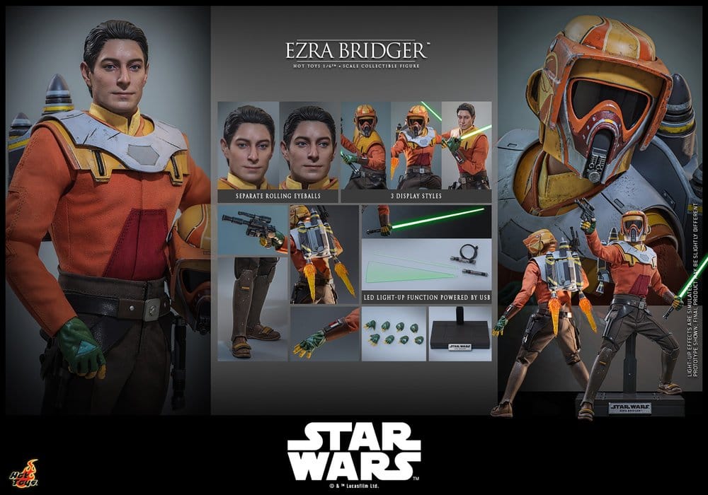 Star Wars: Rebels Television Masterpiece figurine 1/6 Ezra Bridger 31 cm