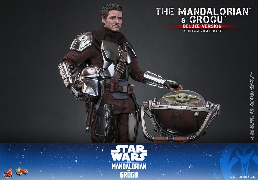 Star Wars: The Mandalorian & Grogu Movie Masterpiece figurine 1/6 The Mandalorian and Grogu (Deluxe Version) 31 cm