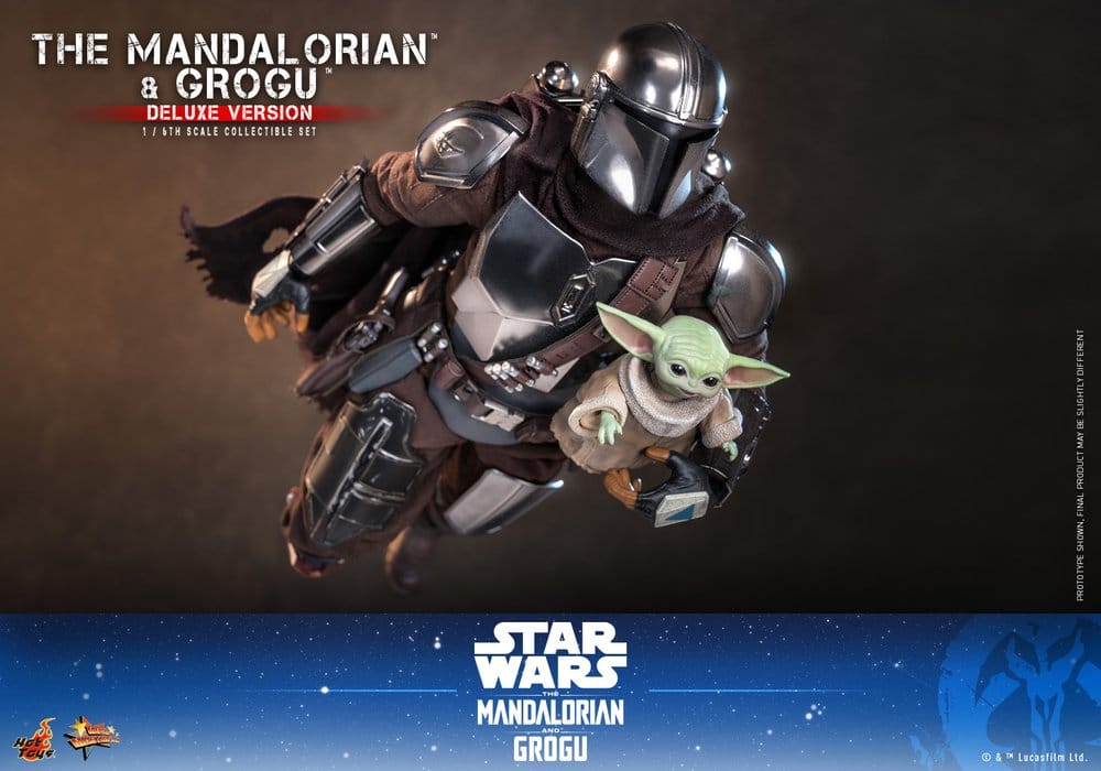Star Wars: The Mandalorian & Grogu Movie Masterpiece figurine 1/6 The Mandalorian and Grogu (Deluxe Version) 31 cm