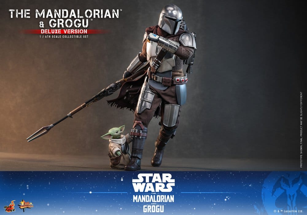 Star Wars: The Mandalorian & Grogu Movie Masterpiece figurine 1/6 The Mandalorian and Grogu (Deluxe Version) 31 cm
