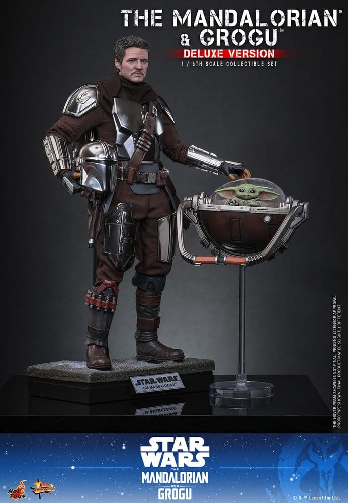 Star Wars: The Mandalorian & Grogu Movie Masterpiece figurine 1/6 The Mandalorian and Grogu (Deluxe Version) 31 cm