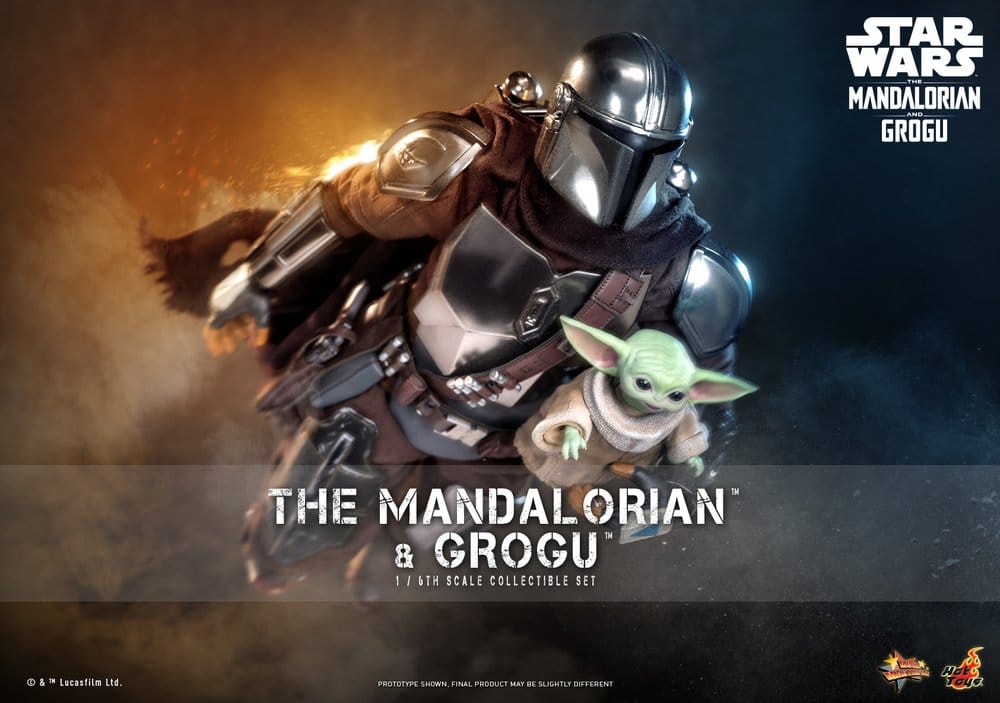 Star Wars: The Mandalorian & Grogu Movie Masterpiece figurine 1/6 The Mandalorian and Grogu 31 cm