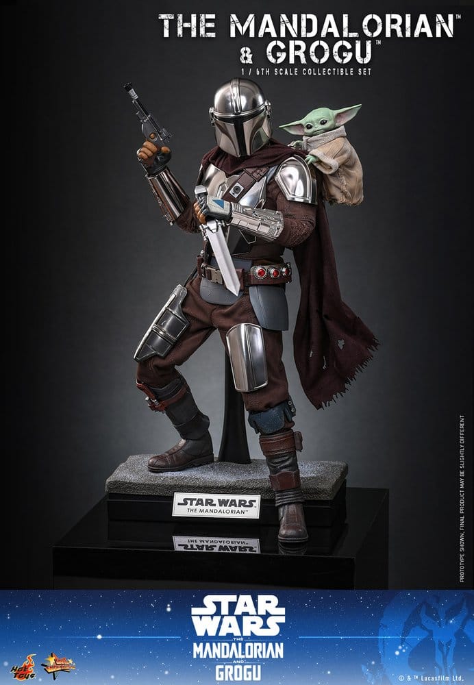 Star Wars: The Mandalorian & Grogu Movie Masterpiece figurine 1/6 The Mandalorian and Grogu 31 cm