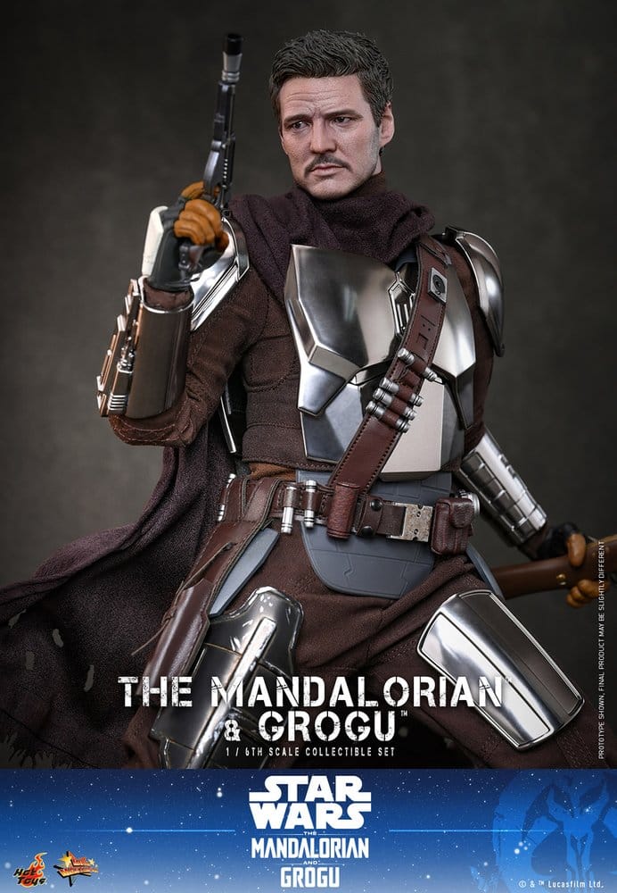 Star Wars: The Mandalorian & Grogu Movie Masterpiece figurine 1/6 The Mandalorian and Grogu 31 cm