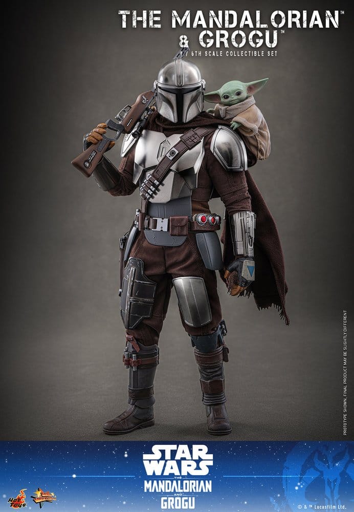 Star Wars: The Mandalorian & Grogu Movie Masterpiece figurine 1/6 The Mandalorian and Grogu 31 cm