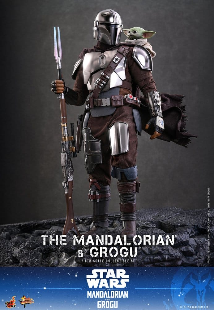 Star Wars: The Mandalorian & Grogu Movie Masterpiece figurine 1/6 The Mandalorian and Grogu 31 cm