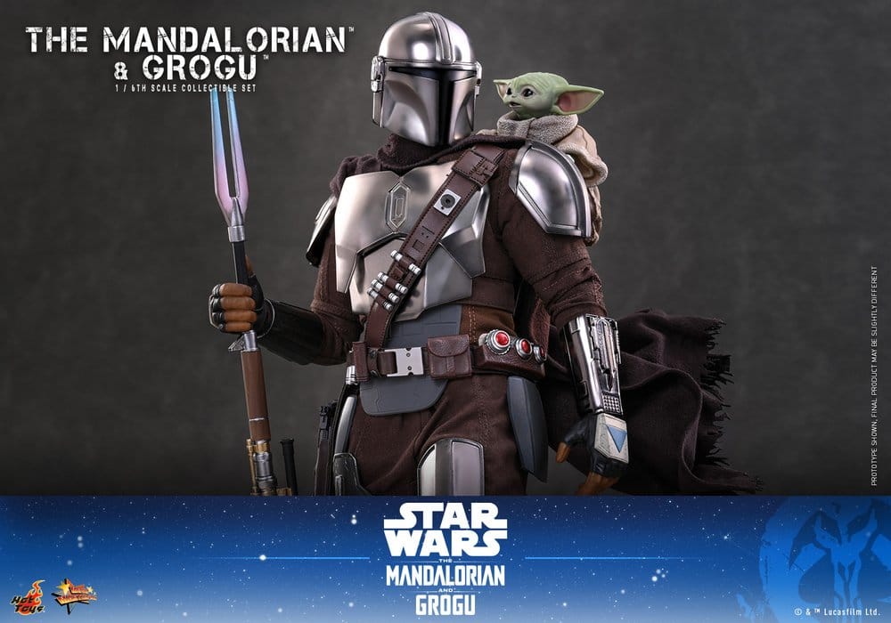 Star Wars: The Mandalorian & Grogu Movie Masterpiece figurine 1/6 The Mandalorian and Grogu 31 cm