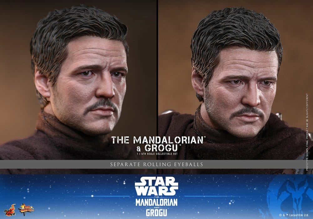 Star Wars: The Mandalorian & Grogu Movie Masterpiece figurine 1/6 The Mandalorian and Grogu 31 cm