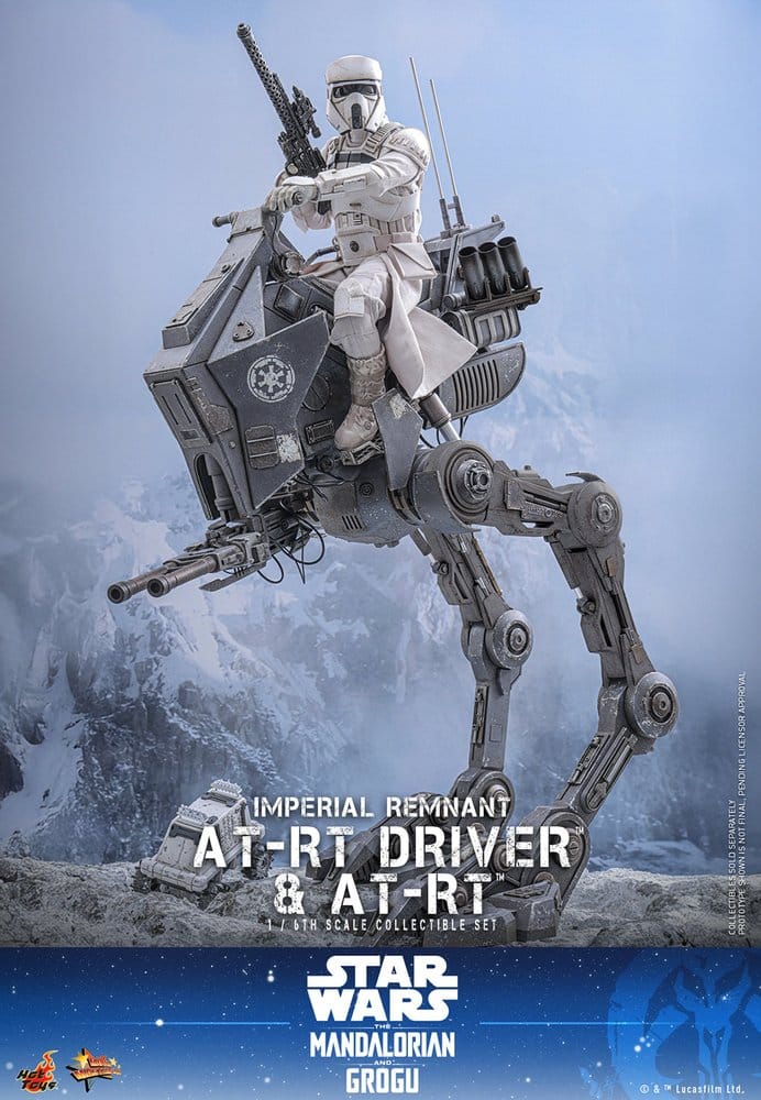 Star Wars: The Mandalorian & Grogu Movie Masterpiece set de figurines 1/6 Imperial Remnant AT-RT Driver & AT-RT 60 cm