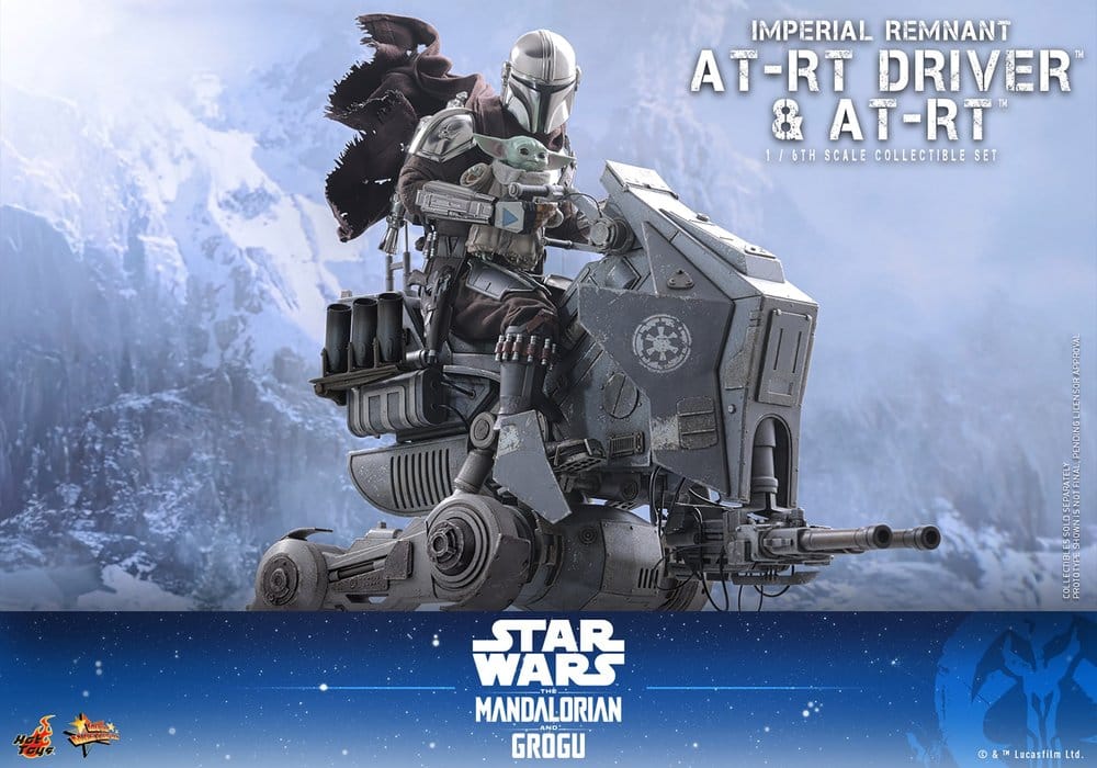 Star Wars: The Mandalorian & Grogu Movie Masterpiece set de figurines 1/6 Imperial Remnant AT-RT Driver & AT-RT 60 cm