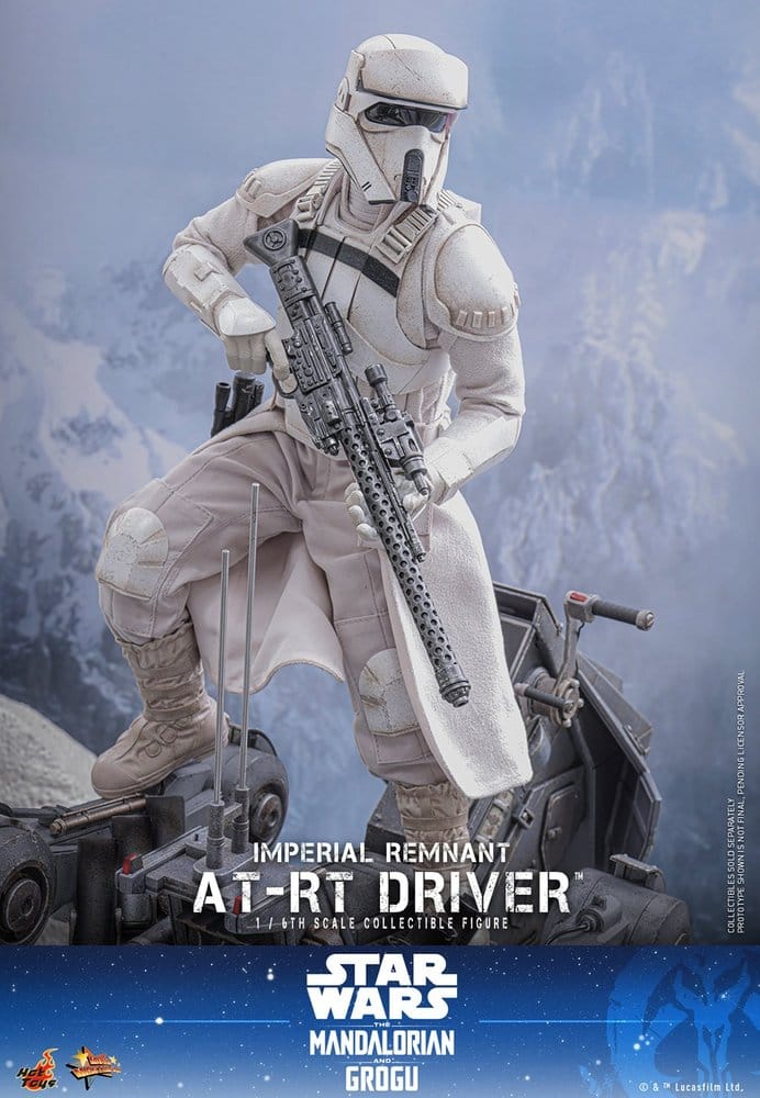 Star Wars: The Mandalorian & Grogu Movie Masterpiece figurine 1/6 Imperial Remnant AT-RT Driver 30 cm