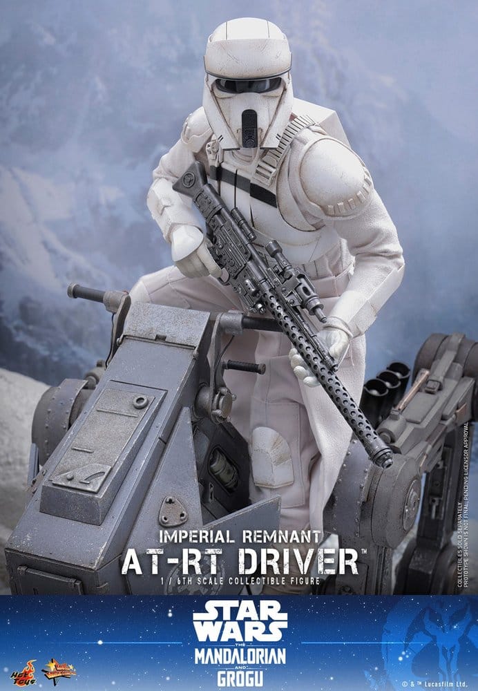 Star Wars: The Mandalorian & Grogu Movie Masterpiece figurine 1/6 Imperial Remnant AT-RT Driver 30 cm