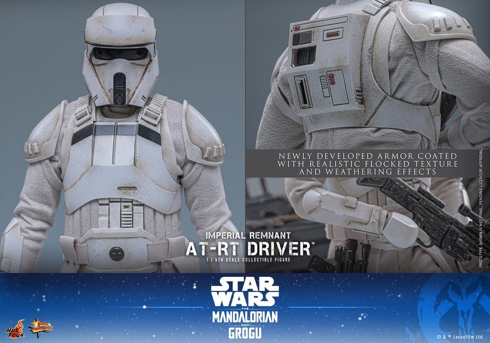 Star Wars: The Mandalorian & Grogu Movie Masterpiece figurine 1/6 Imperial Remnant AT-RT Driver 30 cm