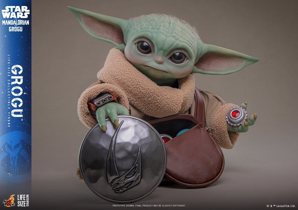 Star Wars: The Mandalorian & Grogu figurine taille réelle Grogu 38 cm