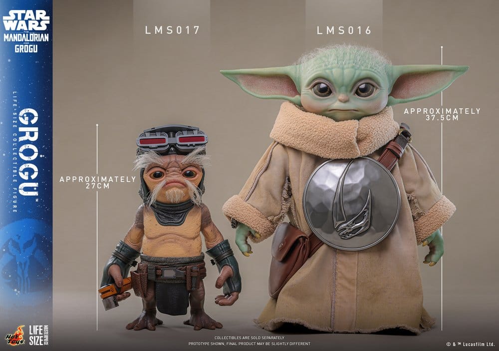 Star Wars: The Mandalorian & Grogu figurine taille réelle Grogu 38 cm