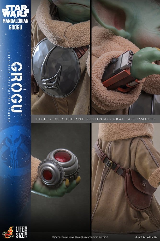 Star Wars: The Mandalorian & Grogu figurine taille réelle Grogu 38 cm