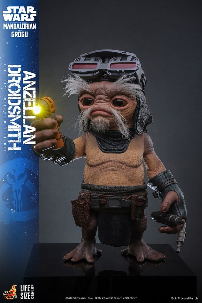 Star Wars: The Mandalorian & Grogu figurine taille réelle Anzellan Droidsmith 27 cm