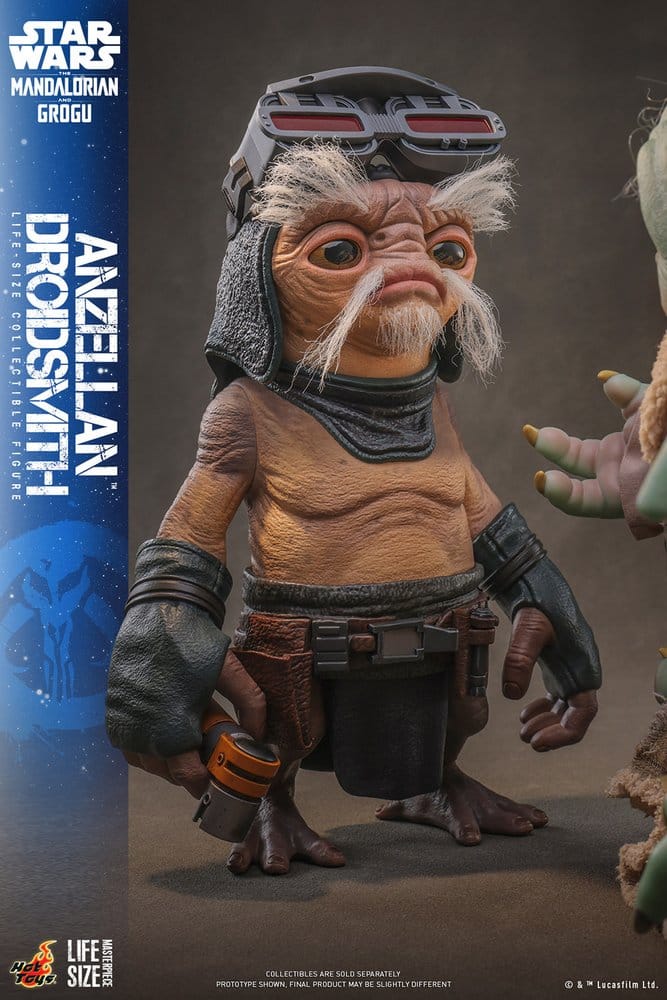 Star Wars: The Mandalorian & Grogu figurine taille réelle Anzellan Droidsmith 27 cm