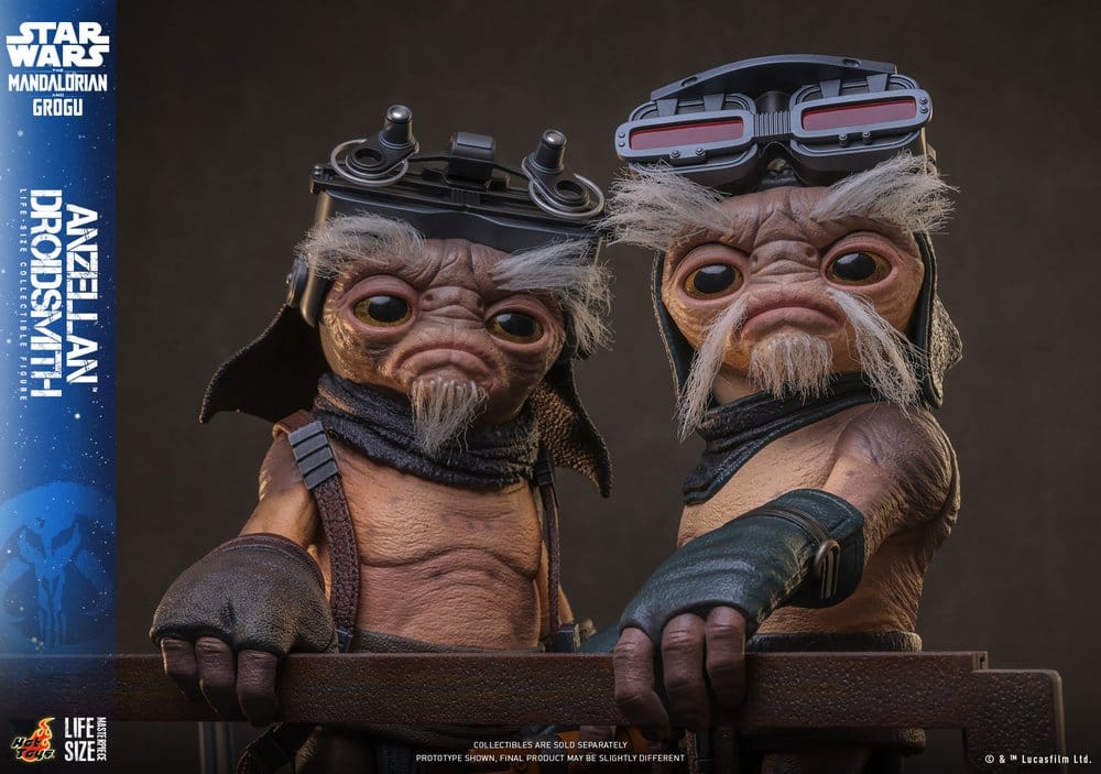 Star Wars: The Mandalorian & Grogu figurine taille réelle Anzellan Droidsmith 27 cm